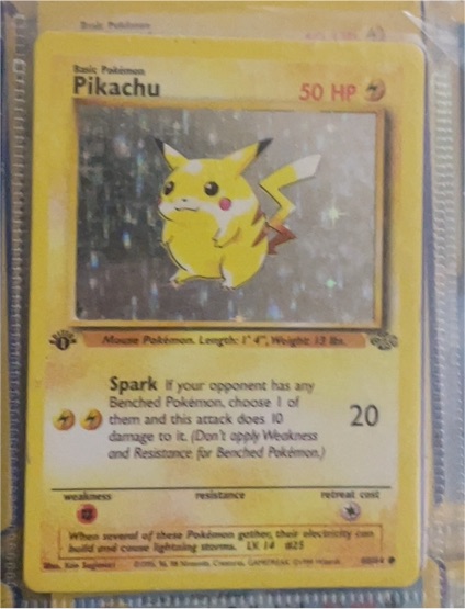 1999 Pokémon Jungle #60 Pikachu — front