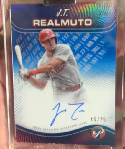 2024 Topps Pristine Production Autographs #PPA-JR J.T. Realmuto — front