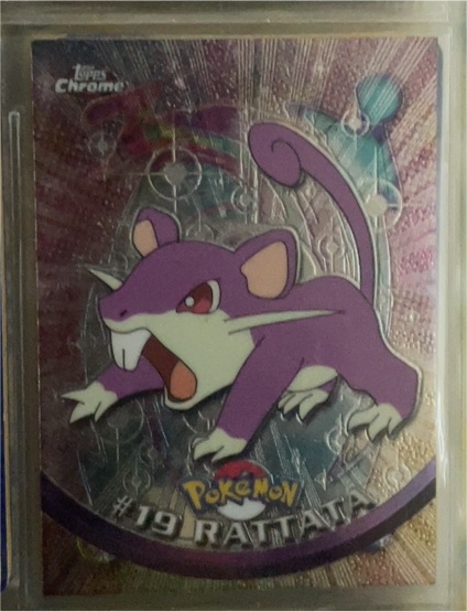 2000 Topps Chrome #19 Rattata — front