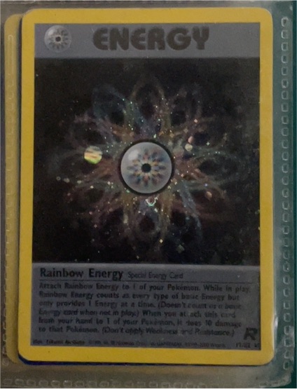 2000 Pokémon Team Rocket #17 Rainbow Energy — front