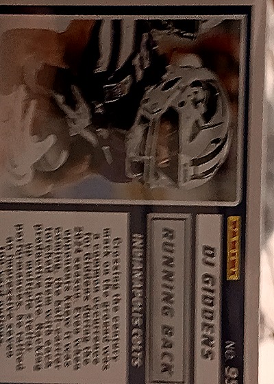 2023 Panini #91 D.J. Giddens — back