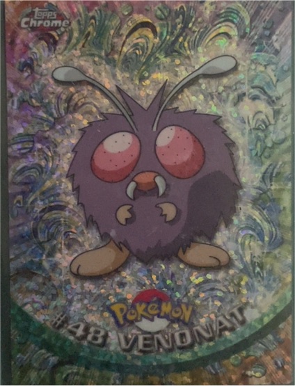 1999 Topps Pokemon TV Animation Series 1 #48 Venonat — front