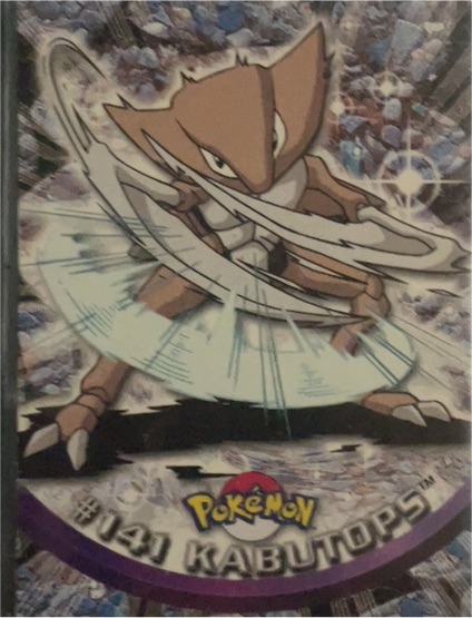 2000 Topps Pokemon #141 Kabutops — front