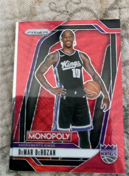 2024-25 Panini Prizm Monopoly #38 DeMar DeRozan — front