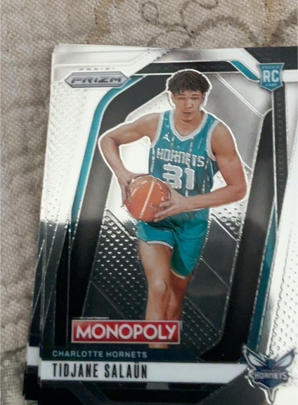 2024-25 Panini Prizm Monopoly #33 Tidjane Salaun — front