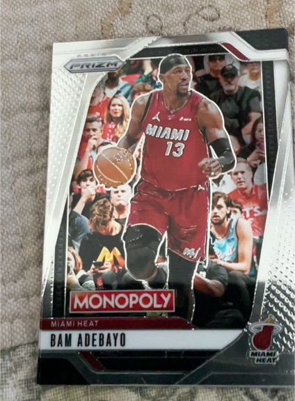 2024-25 Panini Prizm Monopoly #29 Bam Adebayo — front