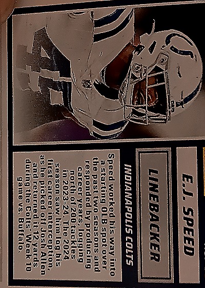 2022 Donruss #101 E.J. Speed — back