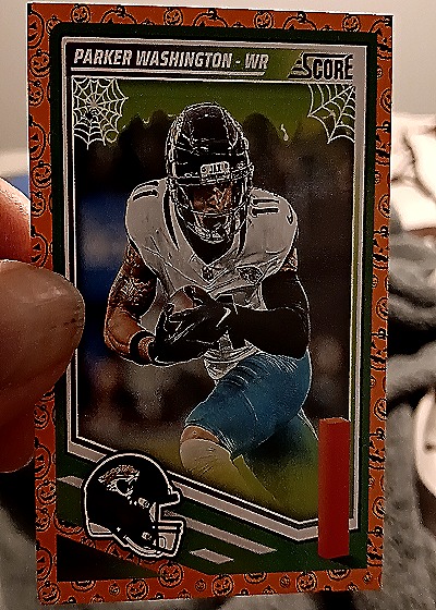 2025 Panini Score A Treat Halloween #80 Parker Washington — front