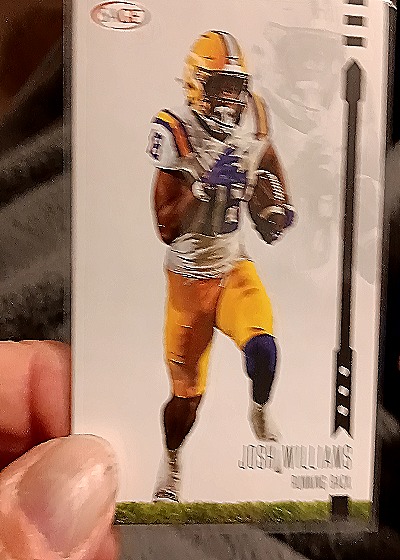 2025 Sage Football Purple #191 Josh Williams — front