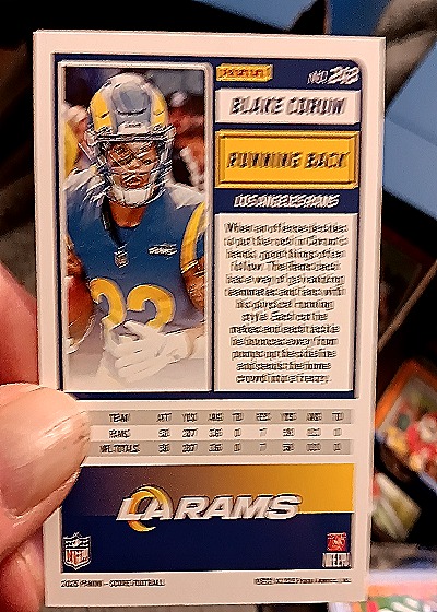 2025 Panini Score A Treat Halloween #243 Blake Corum — back