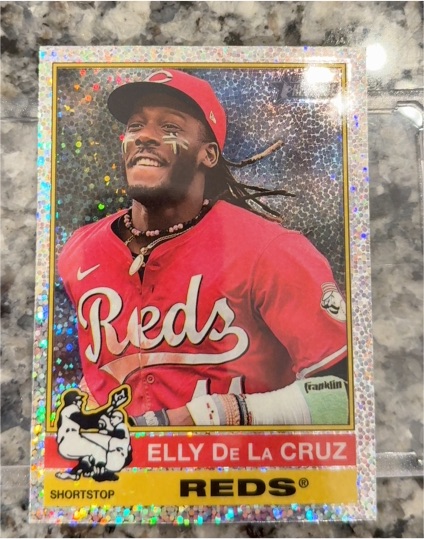 2025 Topps Heritage #263 Elly De La Cruz — front