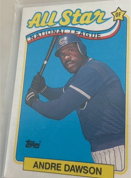 1989 Topps #391 Andre Dawson — front