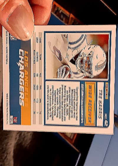 2025 Panini Score A Treat #42 Tre Harris — back