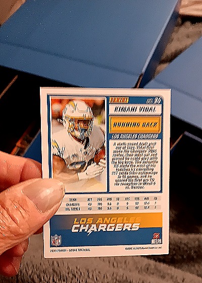2020 Donruss #70 Keenan Allen — back