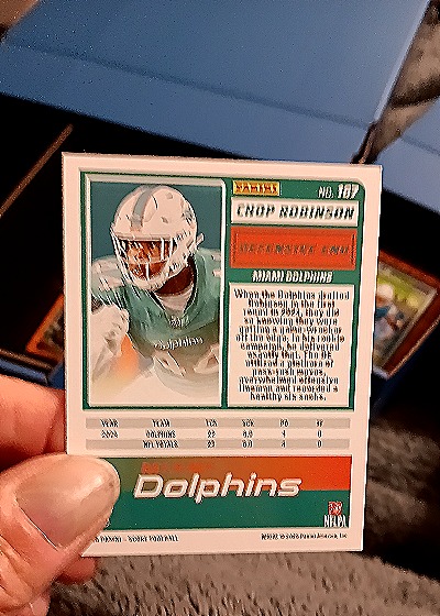 2025 Panini Score-A-Treat #187 Chop Robinson — back