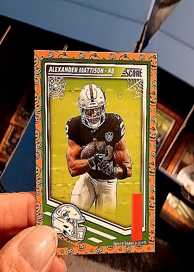 2025 Panini Score-A-Treat #112 Alexander Mattison — front