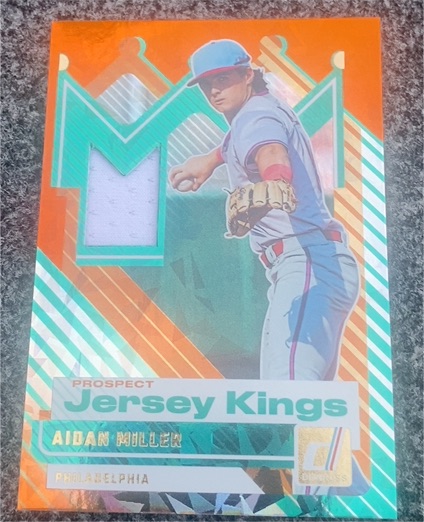 2025 Donruss Prospect Jersey Kings #PJK-AM Aidan Miller — front