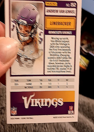 2025 Panini Score-A-Treat #152 Andrew Van Ginkel — back