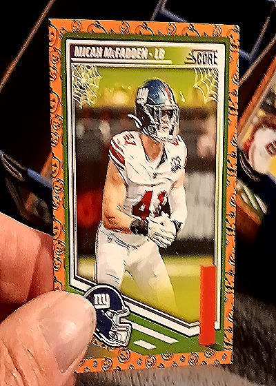 2025 Panini Score-A-Treat #226 Micah McFadden — front