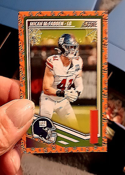2025 Panini Score #12 Micah McFadden — front