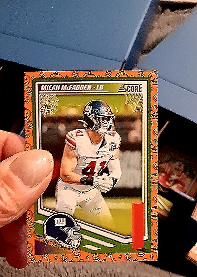 2025 Panini Score-A-Treat #216 Micah McFadden — front