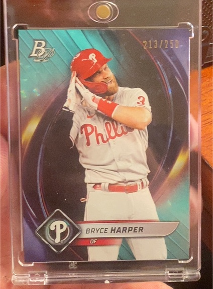 2022 Bowman Platinum #57 Bryce Harper — front
