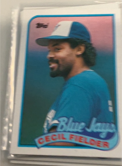 1989 Topps #541 Cecil Fielder — front
