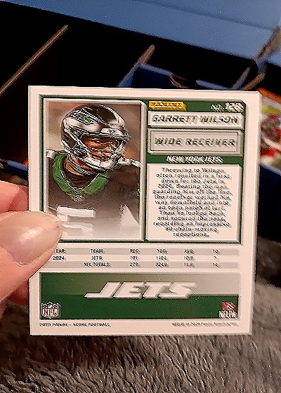 2025 Panini Score-A-Treat #204 Garrett Wilson — back