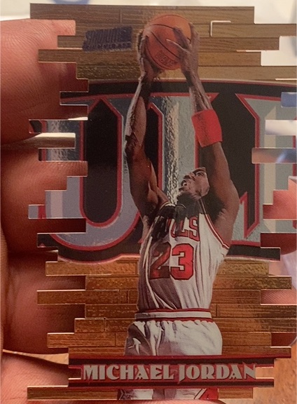 1997-98 Topps Stadium Club Triumvirate Luminous #T3C Michael Jordan — front