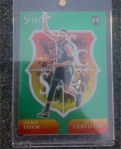 2024-25 Panini Select #13 Jayson Tatum Select Certified — front