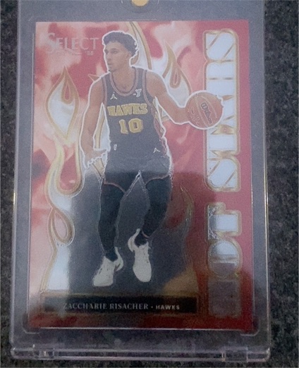 2024-25 Panini Select Hot Stars #15 Zaccharie Risacher — front