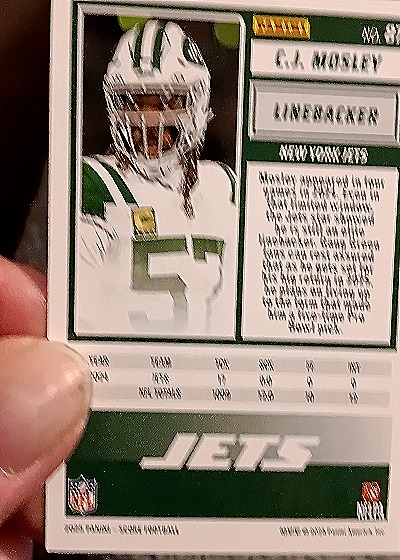 2025 Panini Score-A-Treat #225 C.J. Mosley — back