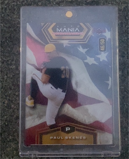 2024 Wild Card Auto Mania #46/50 Paul Skenes — front