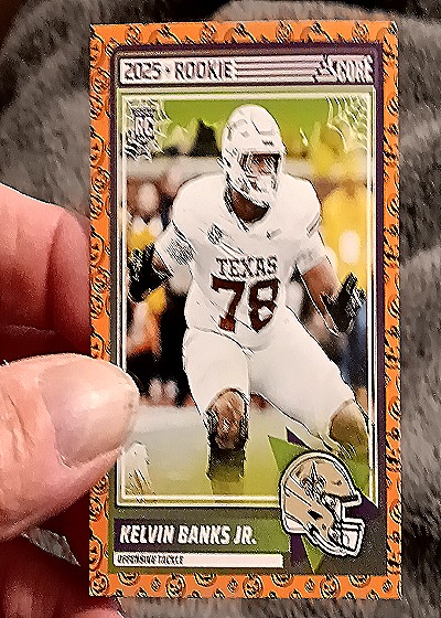 2025 Panini Score A Treat #23 Kelvin Banks Jr. — front