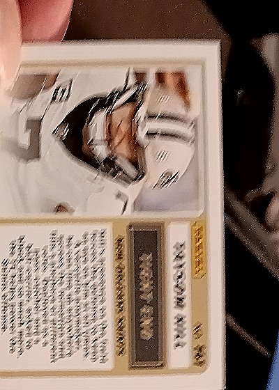 2025 Panini Score #TE Jayson Hill — back