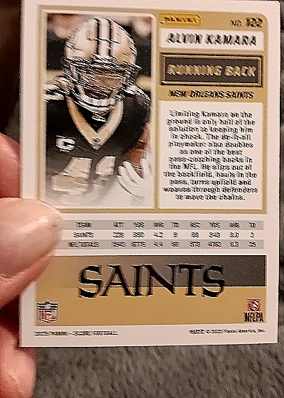 2023 Panini Classics #332 Alvin Kamara — back