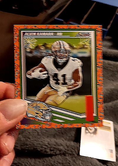 2025 Panini Score A Treat #122 Alvin Kamara — front