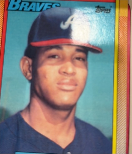 1990 Topps #254 Francisco Cabrera Atlanta Braves — front