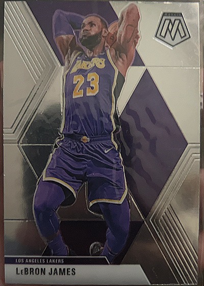 2019-20 Panini Mosaic #8 LeBron James — front