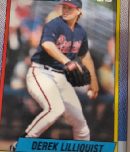 1990 Topps #282 Derek Lilliquist Atlanta Braves — front