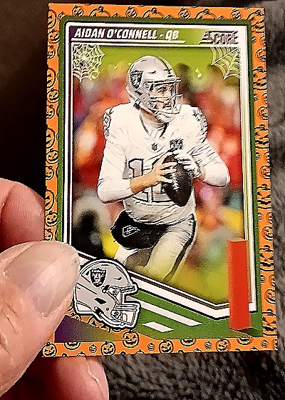 2025 Panini Score-A-Treat Football #52 Aidan O'Connell — front