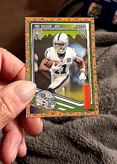 2025 Panini Score-A-Treat #242 Tre Tucker — front