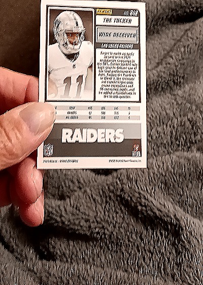 2025 Panini Score-A-Treat #242 Tre Tucker — back