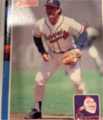 1988 Donruss #314 Glenn Hubbard — front