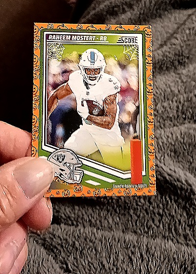 2025 Panini Score-A-Treat #159 Raheem Mostert — front