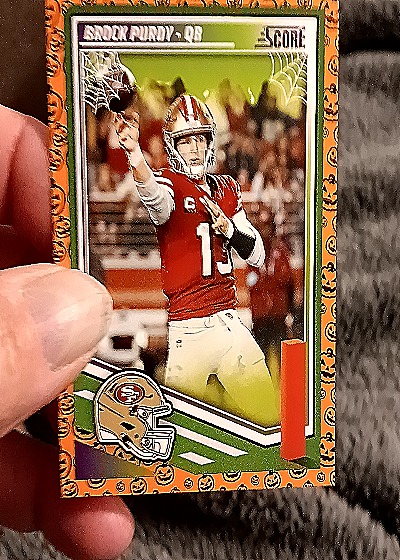 2025 Panini Score-A-Treat #47 Brock Purdy — front