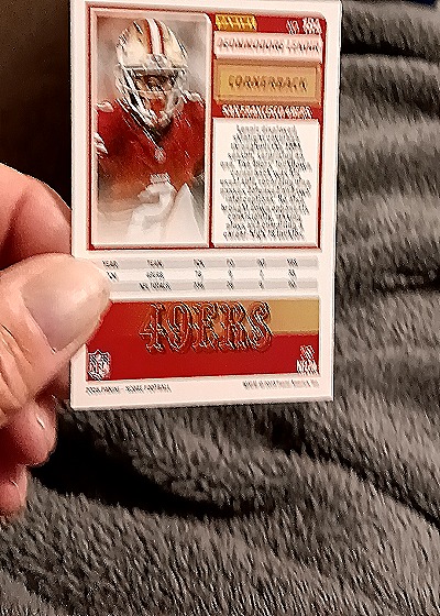 2024 Score-A-Treat #CB San Francisco 49ers Cornerback — back