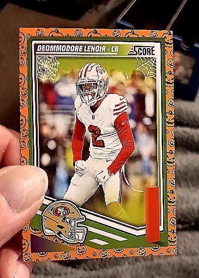 2025 Panini Score A Treat Halloween Deommodore Lenoir — front