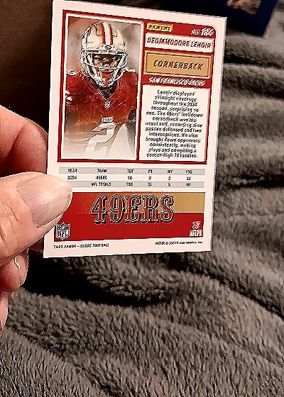 2025 Panini Score #184 Deommodore Lenoir — back