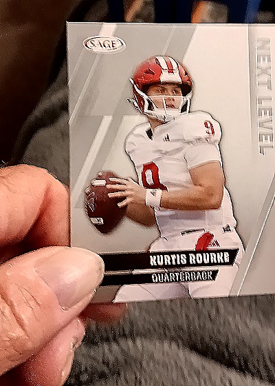 2025 Sage High Series Football #119 Kurtis Rourke — front